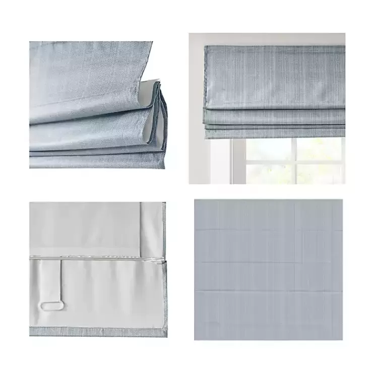 blue_basketweave_cordless_roman_shade__in_8.webp Basketweave Cordless Roman Shade, 31 in.>Kirklands Home Fashion