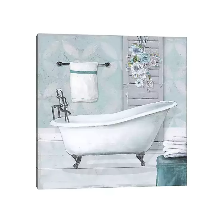 Blue Bathroom Canvas Art Print>Kirklands Home Best