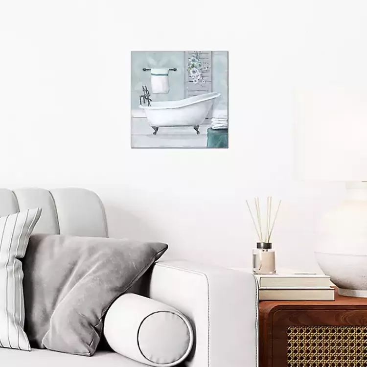 Blue Bathroom Canvas Art Print>Kirklands Home Best