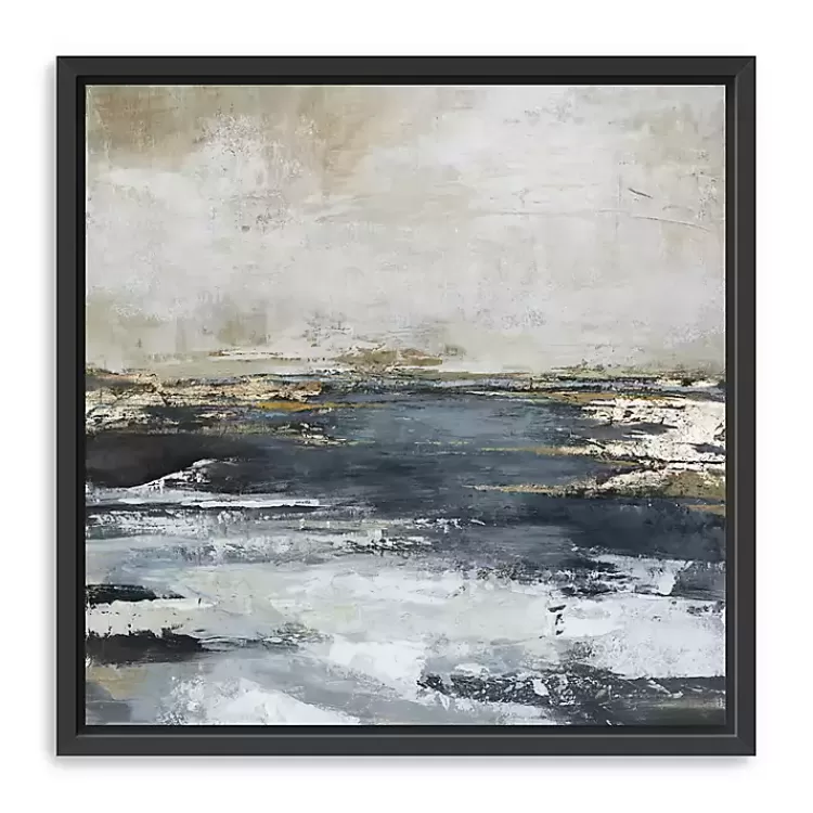Blue Bay Framed Canvas Art Print, 40x40 in.>Kirklands Home Shop