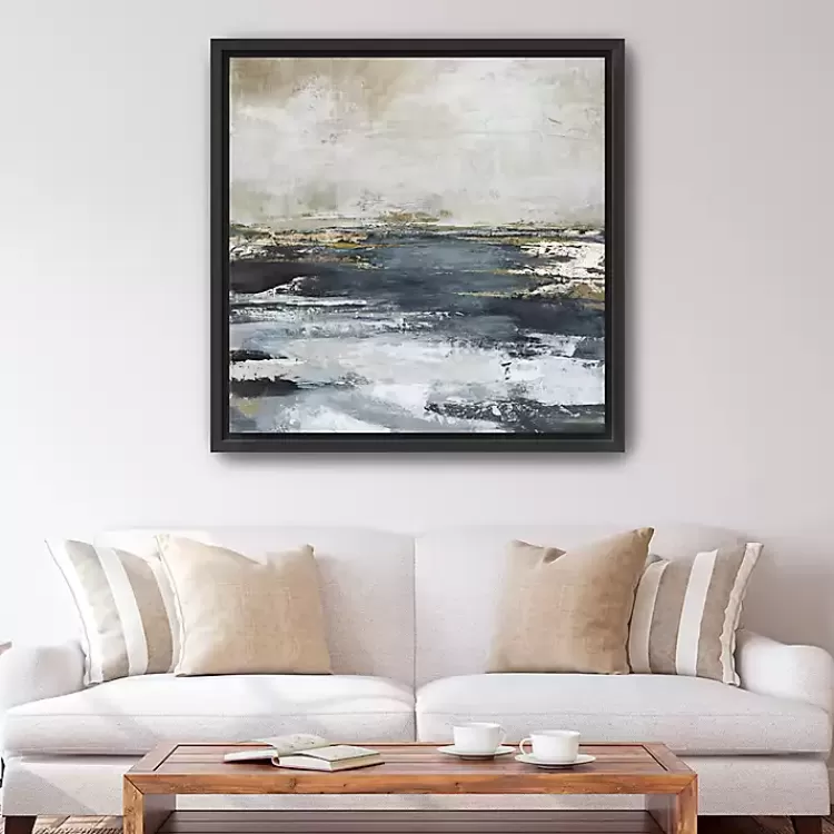 Blue Bay Framed Canvas Art Print, 40x40 in.>Kirklands Home Shop