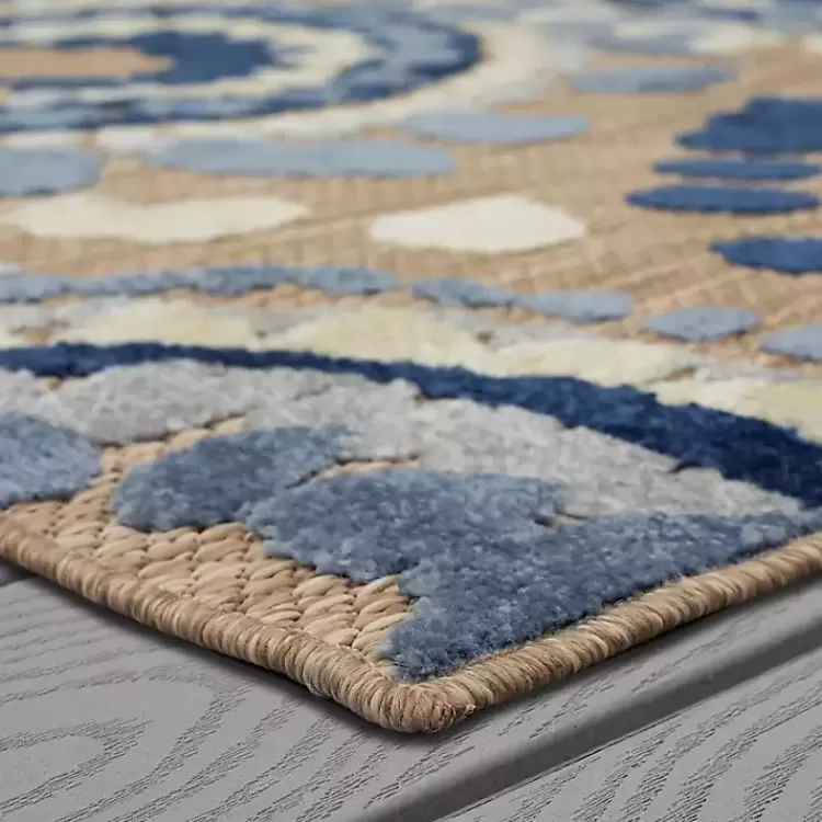 Blue Bliss Bay Outdoor Area Rug, 7x10>Kirklands Home Cheap