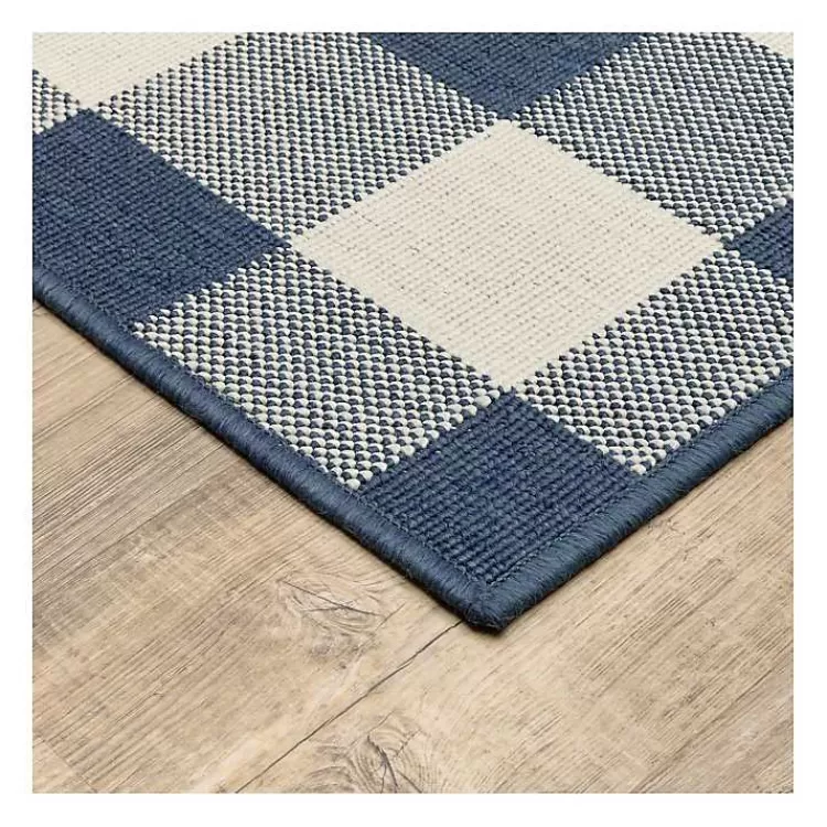 Buffalo Check Outdoor Area Rug, 6x9>Kirklands Home Cheap