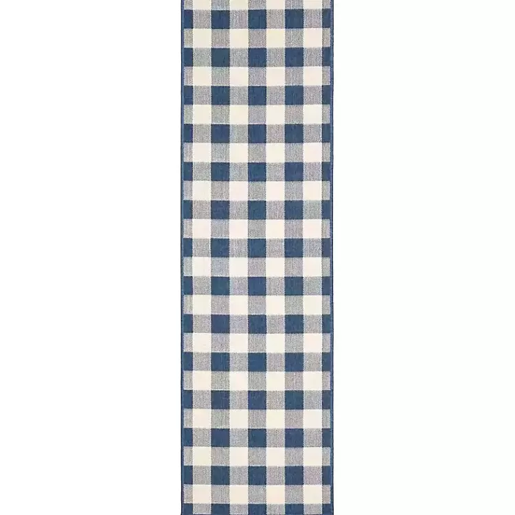 Buffalo Check Outdoor Runner>Kirklands Home Store
