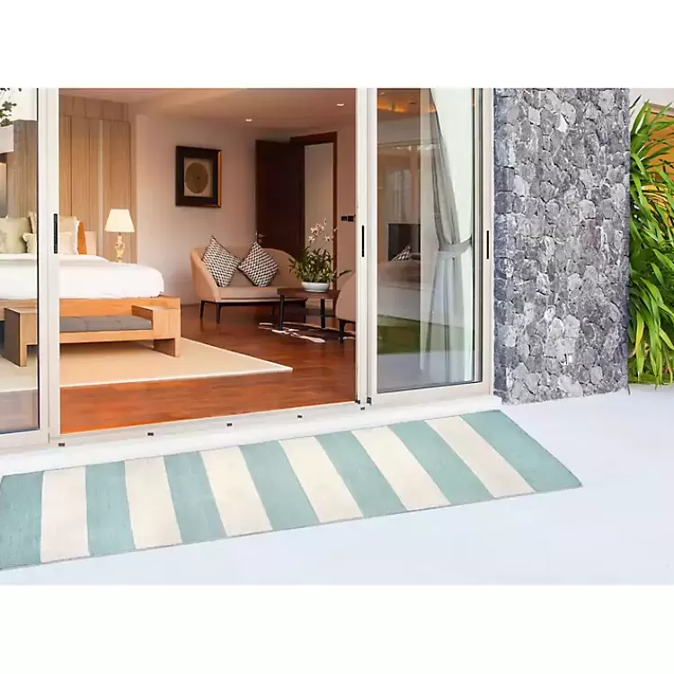 blue_cabana_stripe_indooroutdoor_runner_x_2.webp Blue Cabana Stripe Indoor/Outdoor Runner, 2x8>Kirklands Home Cheap