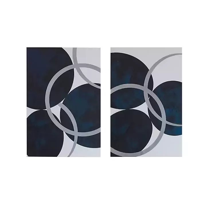 Blue Celestial Orbit Canvas Art Prints, Set of 2>Kirklands Home Cheap
