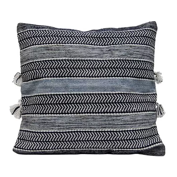 Chevron Woven Outdoor Pillow>Kirklands Home Store
