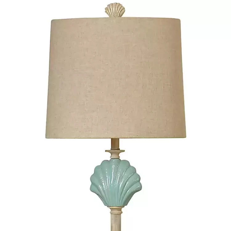 Blue Clamshell Gili Floor Lamp>Kirklands Home Cheap