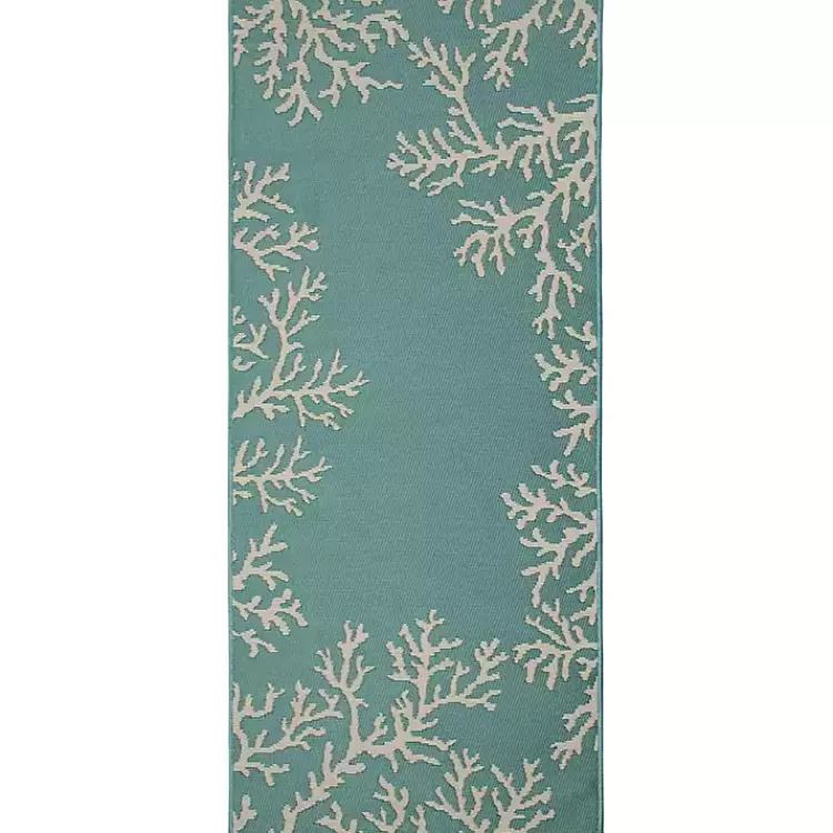 Coral Indoor/Outdoor Runner, 1x4>Kirklands Home Hot