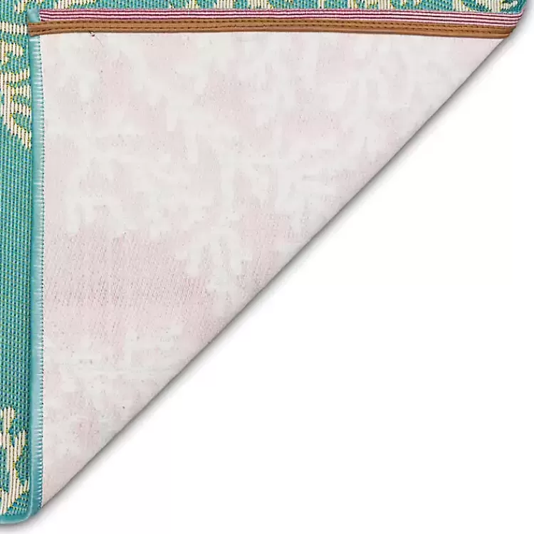 Coral Indoor/Outdoor Runner, 1x4>Kirklands Home Hot