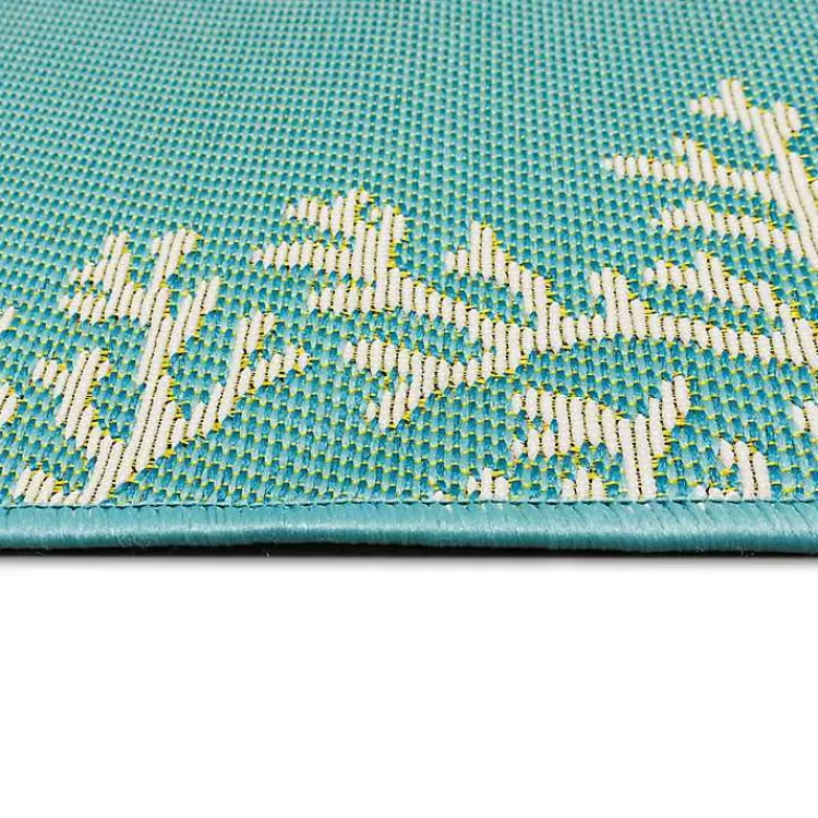 blue_coral_indooroutdoor_runner_x_3.webp Coral Indoor/Outdoor Runner, 1x4>Kirklands Home Hot