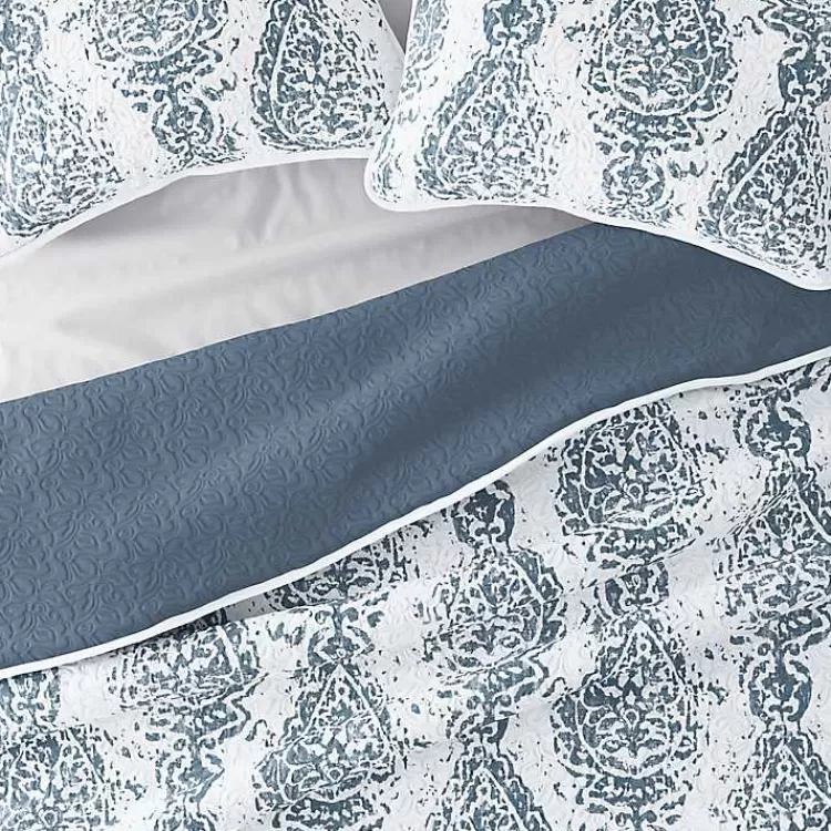 blue_damask_reversible_pc_king_quilt_set_3.webp Blue Damask Reversible 3-pc. King Quilt Set>Kirklands Home Online