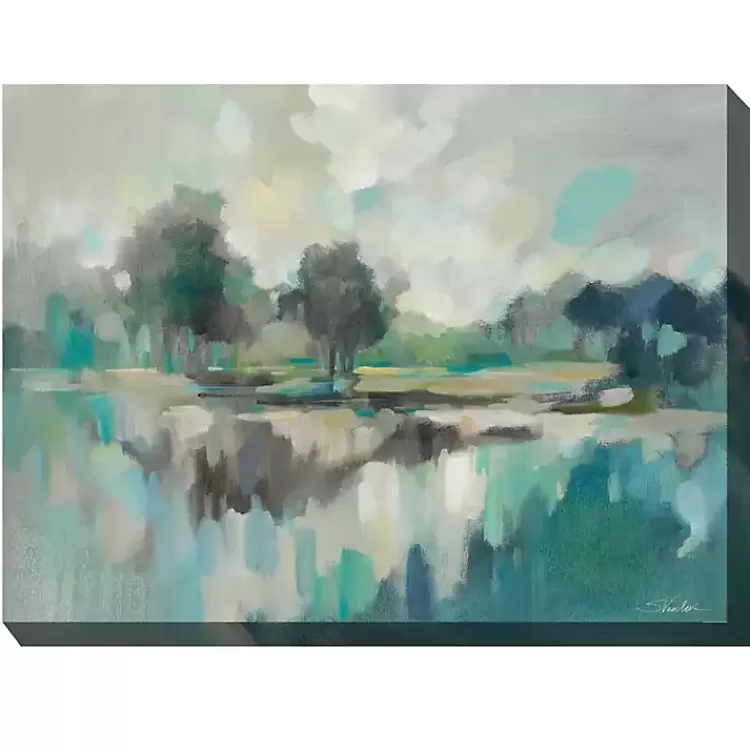 Blue Day Outdoor Canvas Art Print>Kirklands Home Best