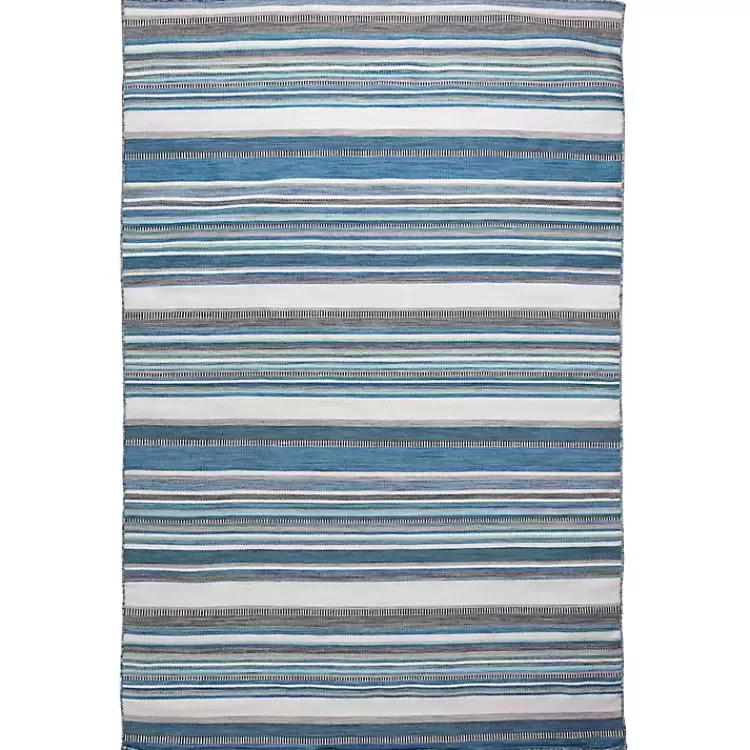 Dhurri Stripe Indoor/Outdoor Area Rug, 7x9>Kirklands Home Shop