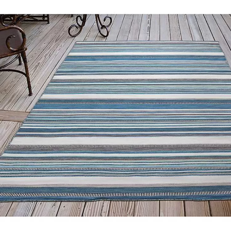 blue_dhurri_stripe_indooroutdoor_area_rug_x_3.webp Dhurri Stripe Indoor/Outdoor Area Rug, 7x9>Kirklands Home Shop