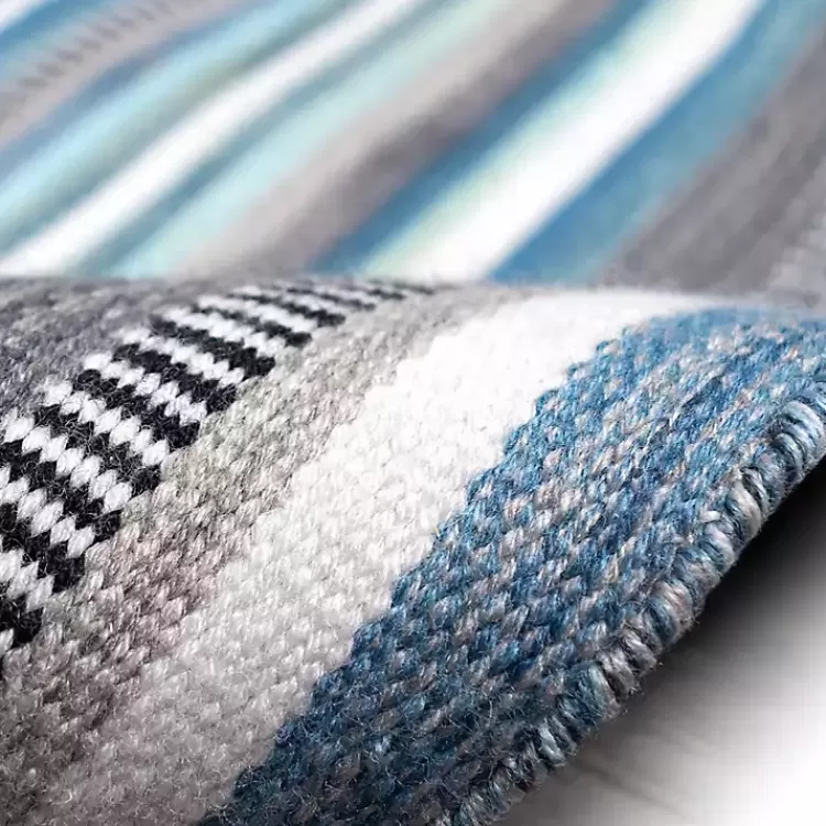 blue_dhurri_stripe_indooroutdoor_area_rug_x_5.webp Dhurri Stripe Indoor/Outdoor Area Rug, 7x9>Kirklands Home Shop