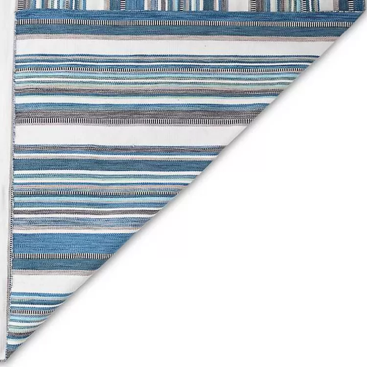 blue_dhurri_stripe_indooroutdoor_area_rug_x_6.webp Dhurri Stripe Indoor/Outdoor Area Rug, 7x9>Kirklands Home Shop