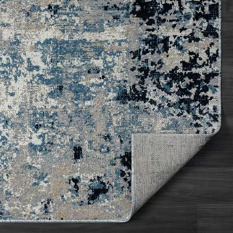 blue_distressed_washable_area_rug_x_2.webp Blue Distressed Washable Area Rug, 7x9>Kirklands Home Clearance