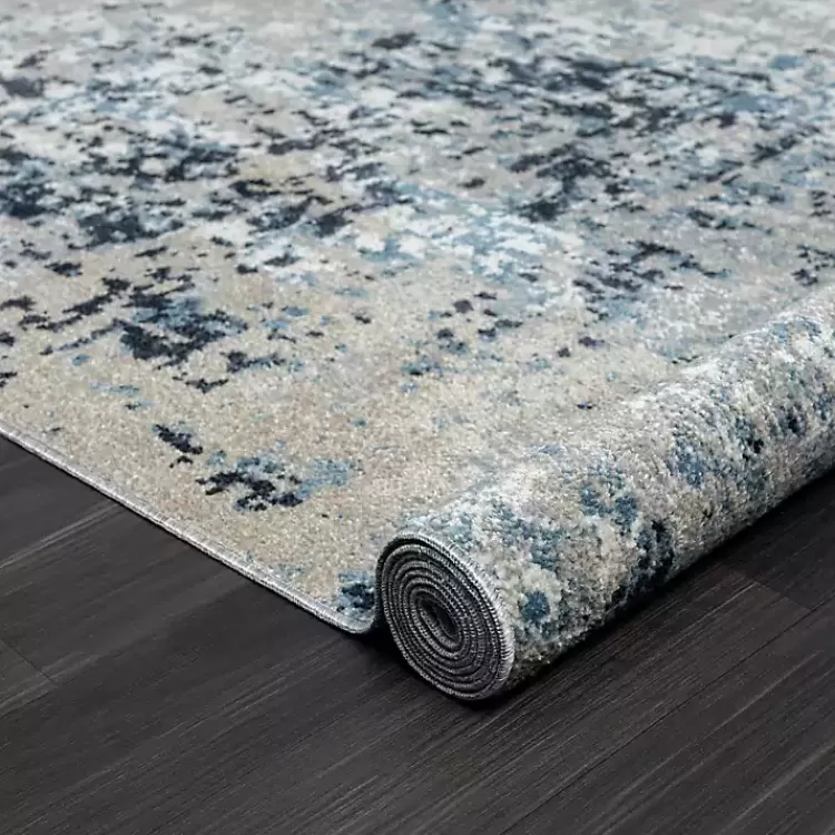 blue_distressed_washable_area_rug_x_8.webp Blue Distressed Washable Area Rug, 7x9>Kirklands Home Clearance