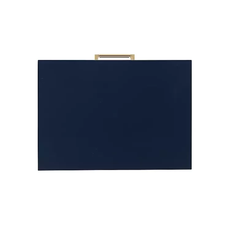 blue_drawer_nightstand_with_gold_hardware_7.webp 2-Drawer Nightstand with Gold Hardware>Kirklands Home Clearance