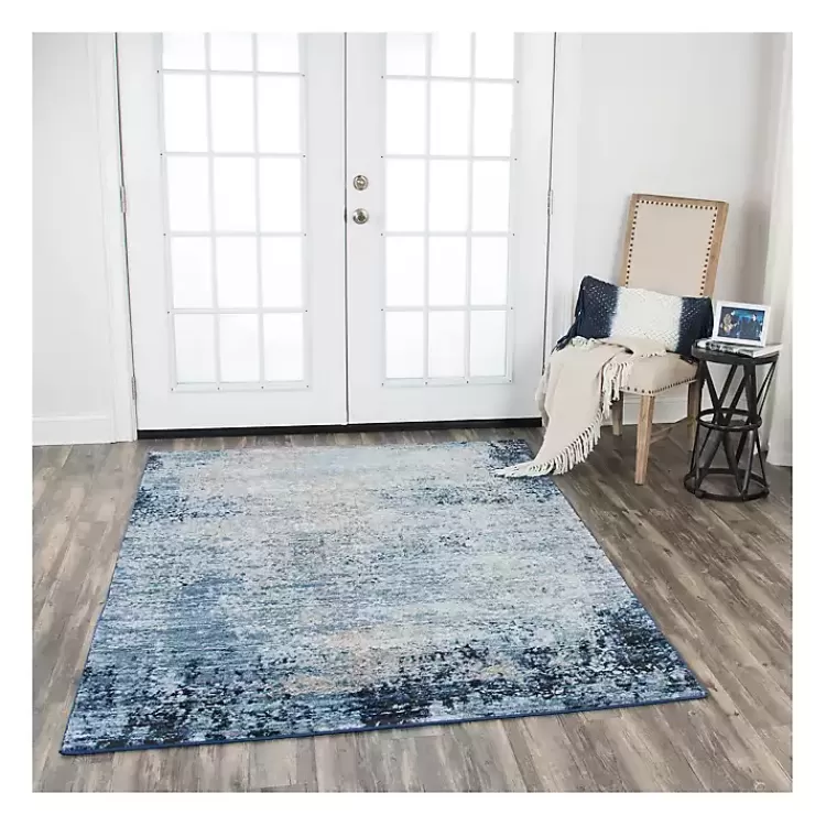 Blue Edward Overdyed Area Rug, 8x10>Kirklands Home Store