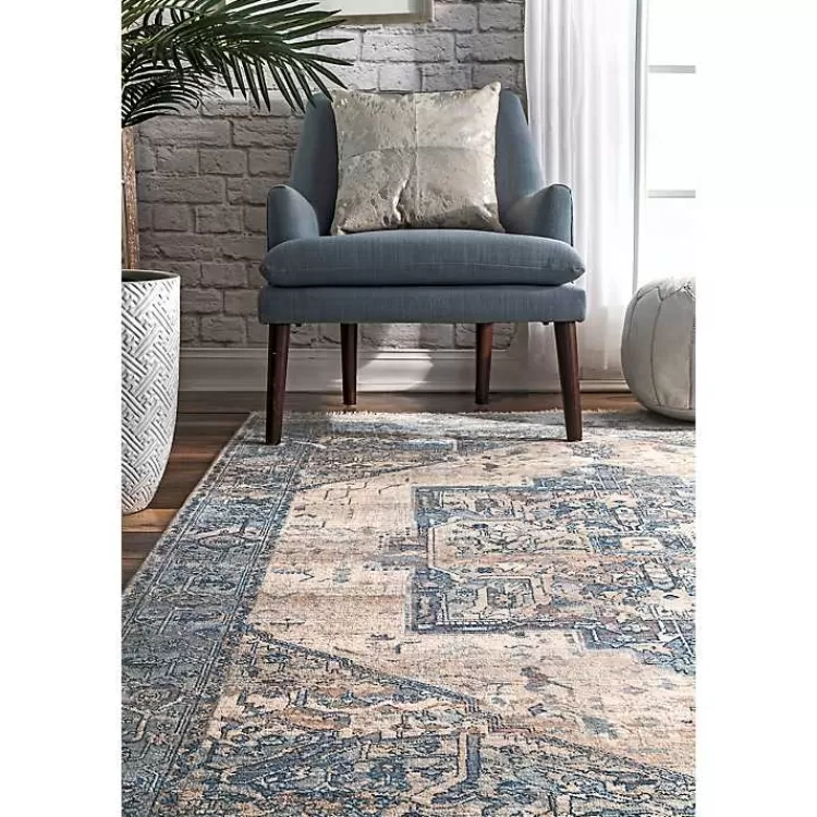 blue_eli_medallion_fringe_area_rug_x_2-2.webp Blue Eli Medallion Fringe Area Rug, 4x6>Kirklands Home Clearance