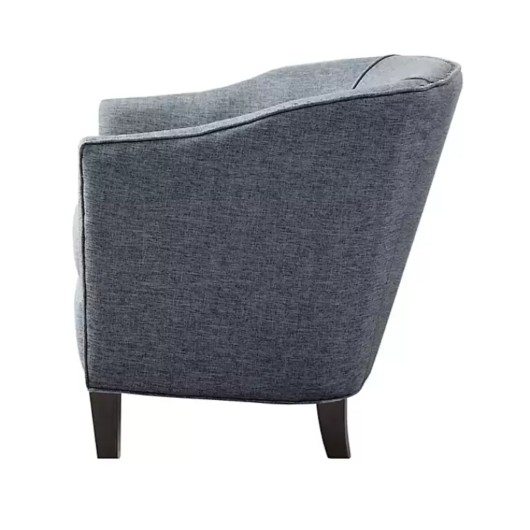 blue_emery_barrel_accent_chair_3.webp Emery Barrel Accent Chair>Kirklands Home Store