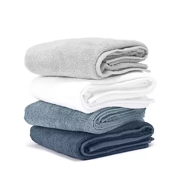 blue_essential_cotton_bath_towels_set_of__2.webp Essential Cotton Bath Towels, Set of 4>Kirklands Home Online