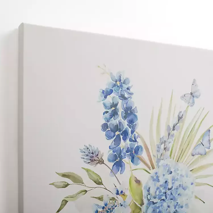 Blue Floral in China Vase I Canvas Art Print>Kirklands Home Clearance