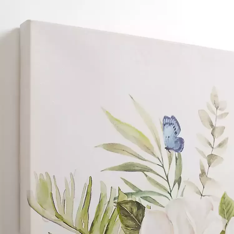 Blue Floral in China Vase II Canvas Art Print>Kirklands Home Best
