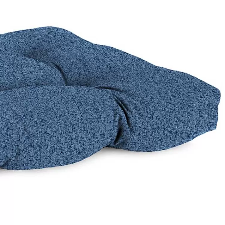 blue_french_edge_outdoor_wicker_settee_cushion_2.webp French Edge Outdoor Wicker Settee Cushion>Kirklands Home Shop