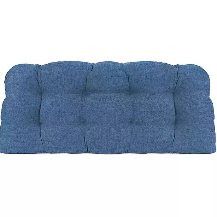 blue_french_edge_outdoor_wicker_settee_cushion_6.webp French Edge Outdoor Wicker Settee Cushion>Kirklands Home Shop