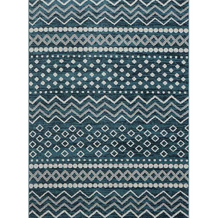 Geometric Stripe Washable Area Rug, 5x7>Kirklands Home Sale