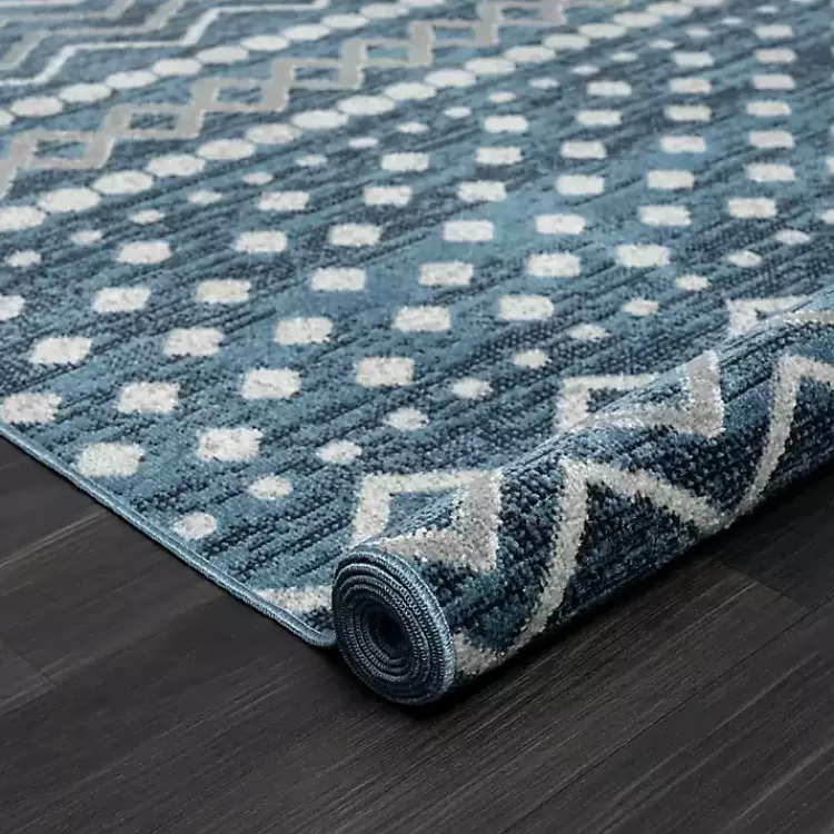 blue_geometric_stripe_washable_area_rug_x_7.webp Geometric Stripe Washable Area Rug, 5x7>Kirklands Home Sale