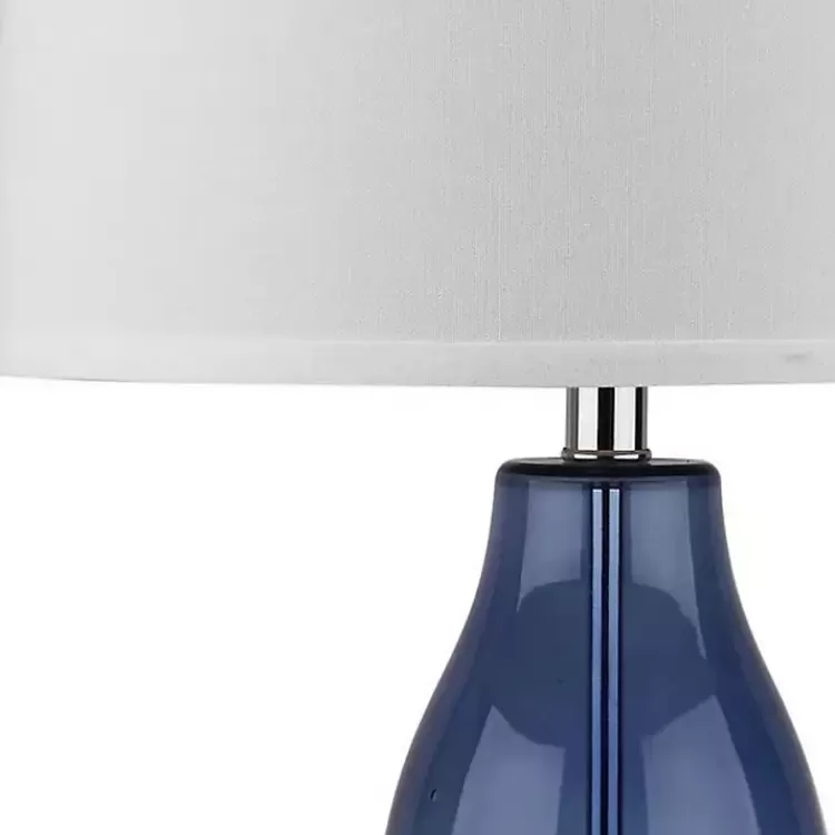 Blue Glass Hourglass Table Lamps, Set of 2>Kirklands Home Discount