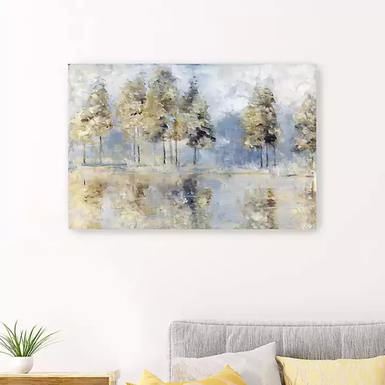 Blue Golden Forest Giclee Canvas Art Print>Kirklands Home Clearance