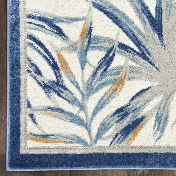 blue_grand_leaf_coastal_area_rug_x_3.webp Blue Grand Leaf Coastal Area Rug, 5x7>Kirklands Home Outlet
