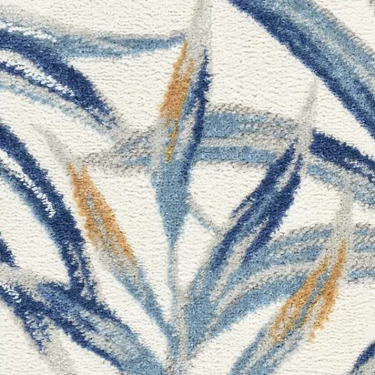 blue_grand_leaf_coastal_area_rug_x_5.webp Blue Grand Leaf Coastal Area Rug, 5x7>Kirklands Home Outlet