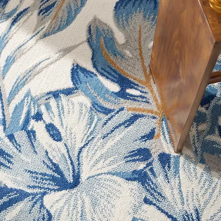 blue_grand_leaf_coastal_area_rug_x_6.webp Blue Grand Leaf Coastal Area Rug, 5x7>Kirklands Home Outlet
