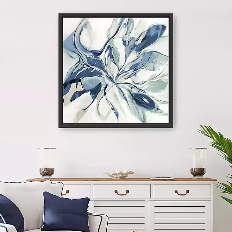 Blue Halcyon Framed Canvas Art Print>Kirklands Home Cheap