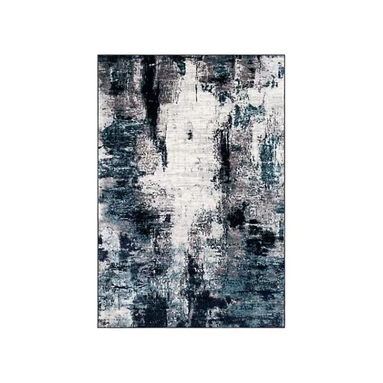 Blue Harper Abstract Area Rug, 5x7>Kirklands Home Best Sale