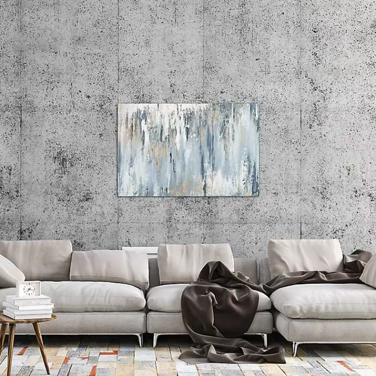 Blue Illusion Canvas Art Print>Kirklands Home Fashion