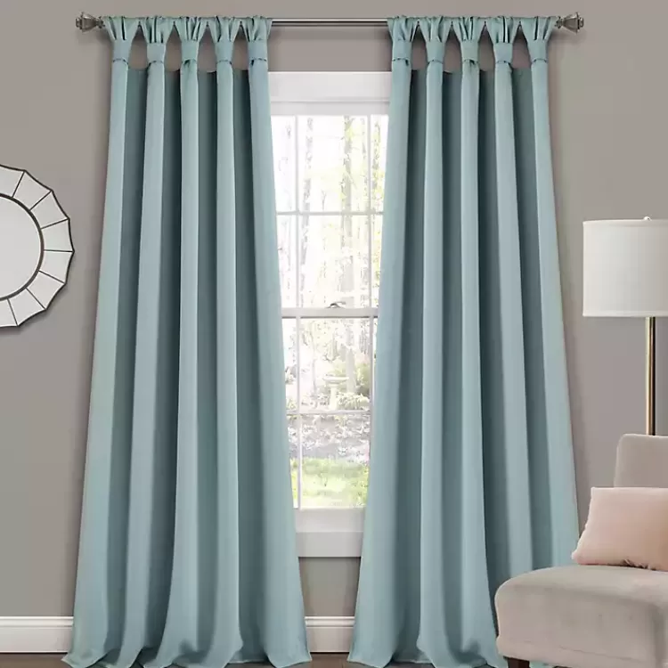 Knotted Curtain Panel Set, 95 in.>Kirklands Home Fashion