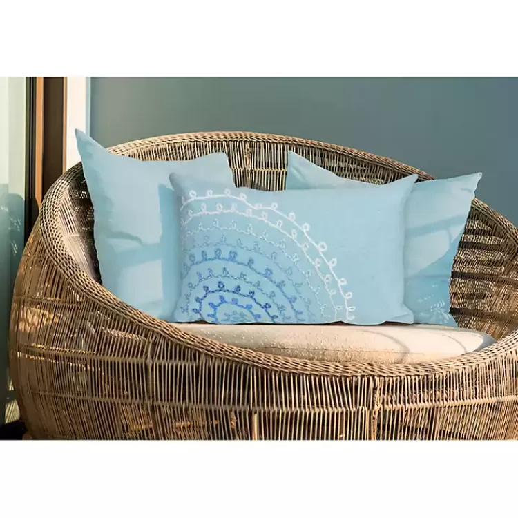Lamontage Swirl Outdoor Lumbar Pillow>Kirklands Home Sale