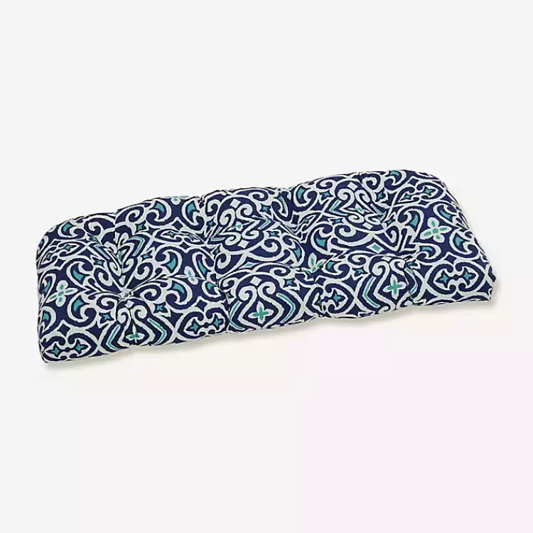 Marine Damask Outdoor Settee Cushion>Kirklands Home Best