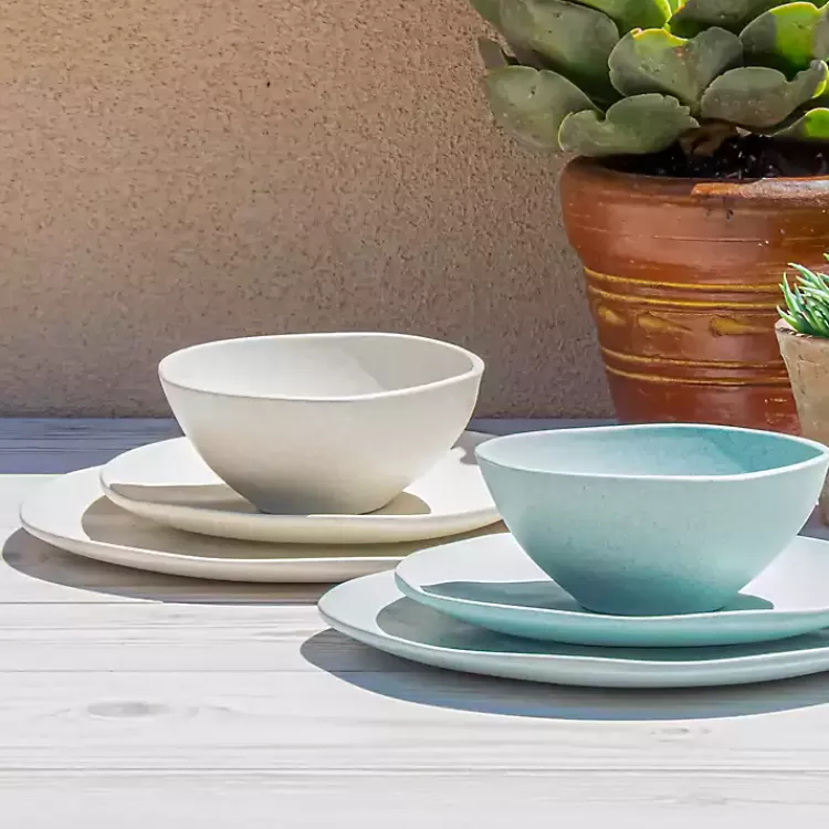blue_melamine_santal_salad_plates_set_of__2.webp Melamine Santal Salad Plates, Set of 6>Kirklands Home Outlet