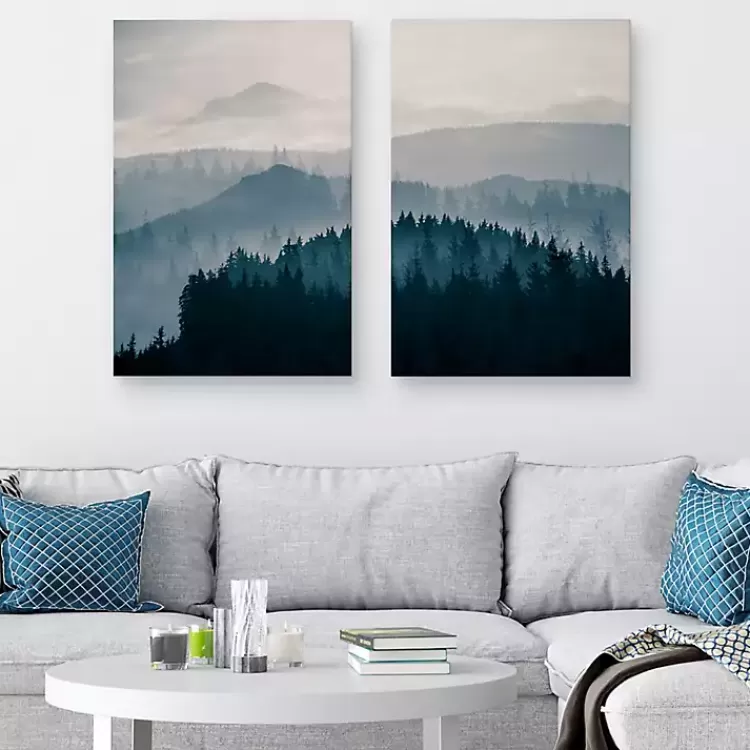Blue Mountain Canvas Prints, Set of 2>Kirklands Home Fashion