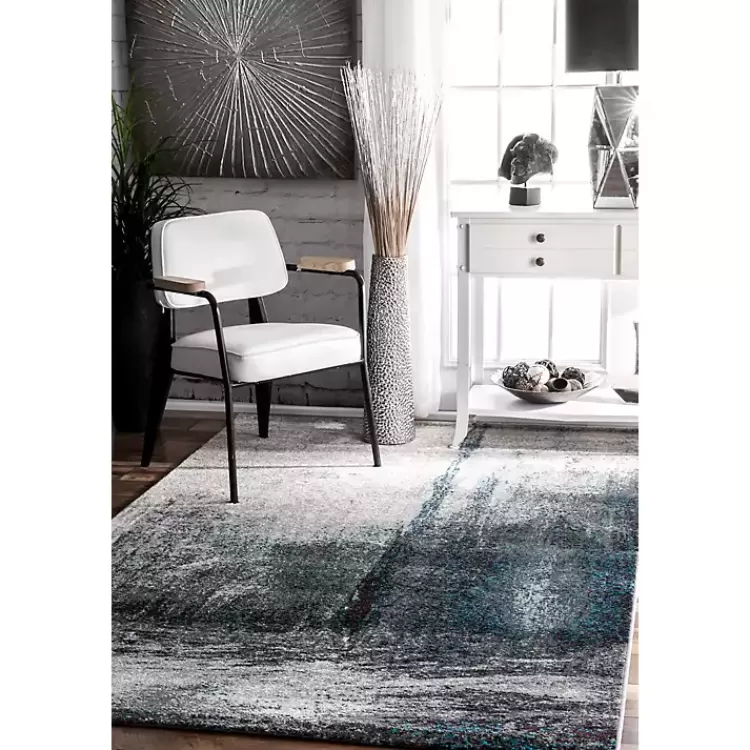 Blue Nora Abstract Area Rug, 5x8>Kirklands Home Store