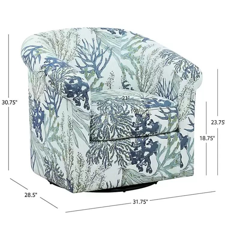 blue_ocean_bonnie_swivel_accent_chair_6.webp Ocean Bonnie Swivel Accent Chair>Kirklands Home Hot