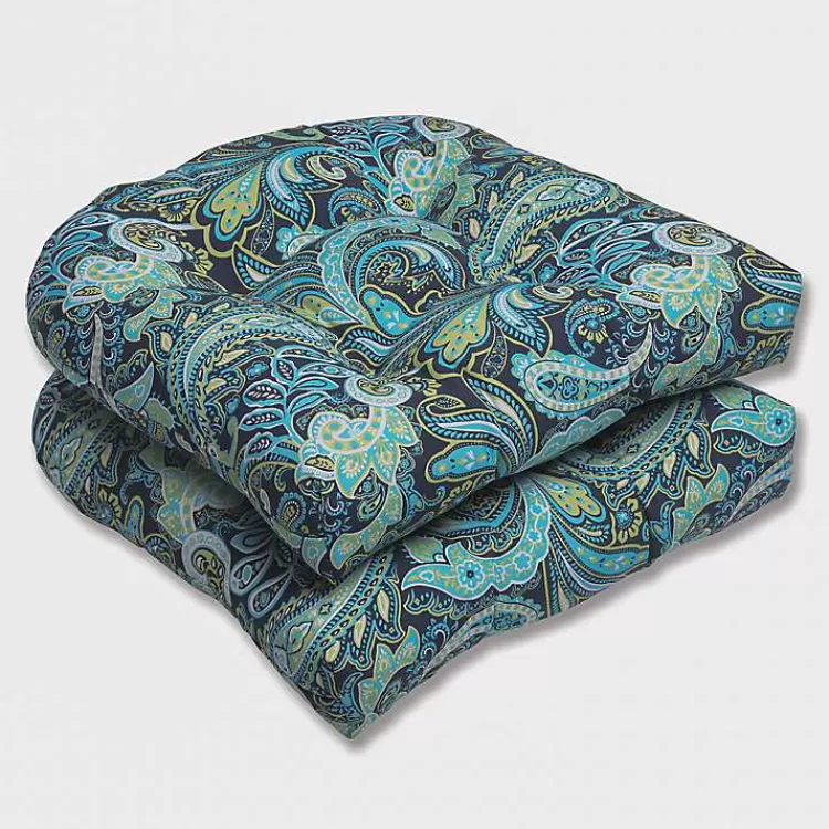 Paisley Outdoor Seat Cushions, Set of 2>Kirklands Home Outlet